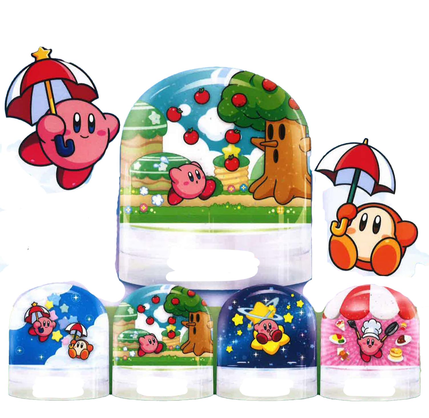 カービィ スノードームフィギュア 6個セット Amazon.co.jp: 夢屋星のカービィ スノードーム賞カプセルランダム4個